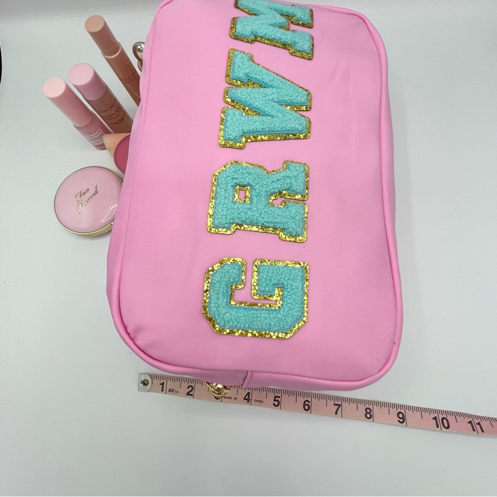 NEW Large Pink Makeup/Skincare Bag “GET READY WITH ME” - Picture 6 of 7